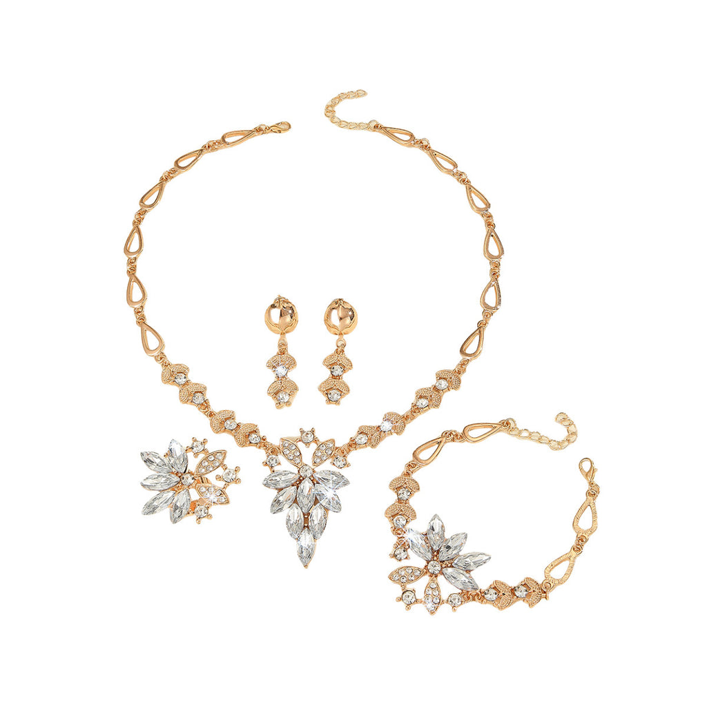 Women's Fashion Horse Eye Ornament Four-piece Set
